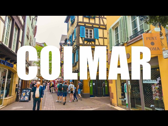 Fairy Tale Colmar, France Virtual City Tour - City Walks for Treadmill Scenery