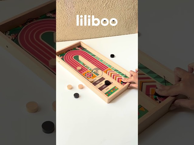 LILIBOO KOJI Mainan Edukasi Anak Kayu Slingpuck Board Game #mainanedukasianak