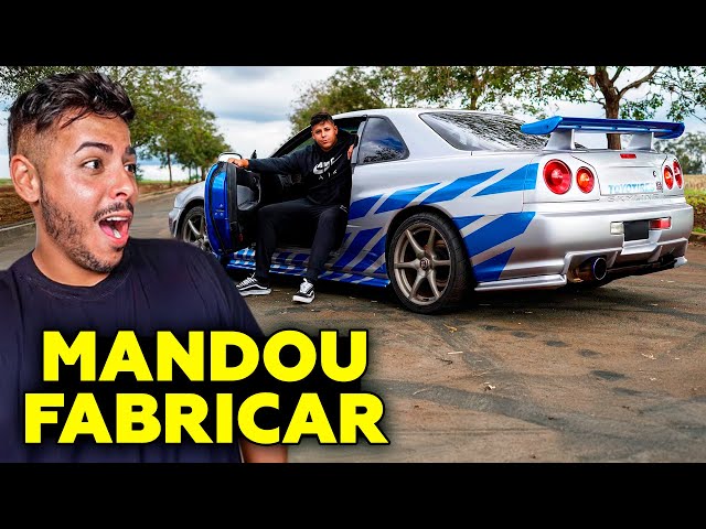 SKYLINE R34 DO RENATO GARCIA É FAKE? COMO FUNCIONA E QUANTO CUSTA FABRICAR NO BRASIL