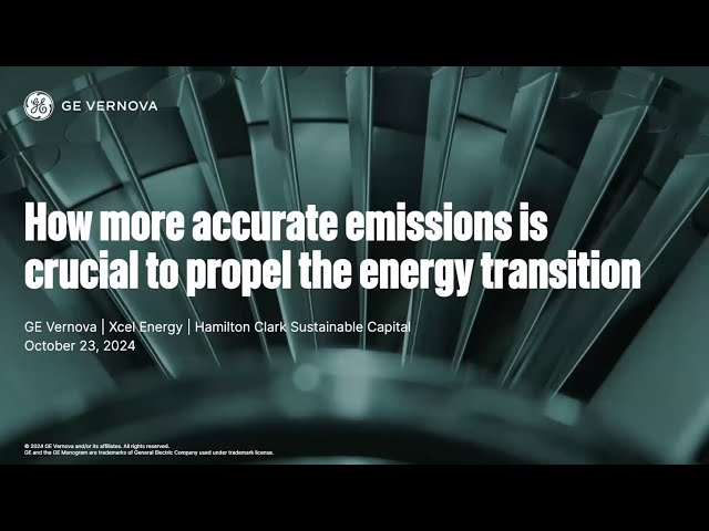 How more accurate emissions data is crucial to propel the energy transition | GE Vernova