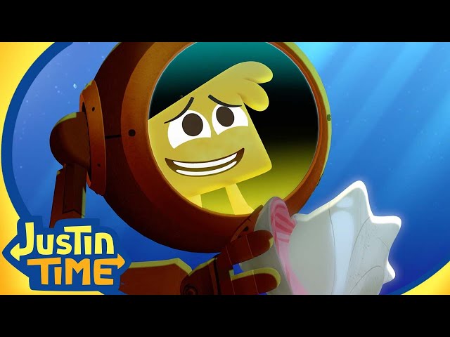 Justin's DEEP Sea & DEEP Space Travels! | Animations for Kids | Justin Time