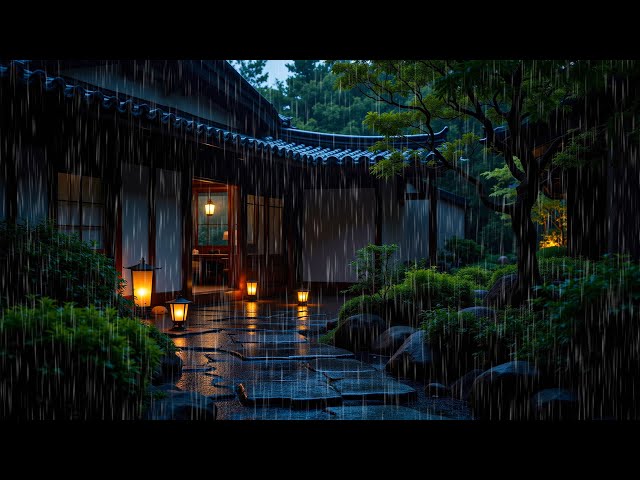 Relaxing Sleep Music with Rain Sounds - Sleep Immediately with Soothing Rain Sounds