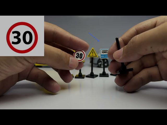 Road Signs Education | Traffic Rules and Signs For Kids | Miniature Road Signs For Childrens