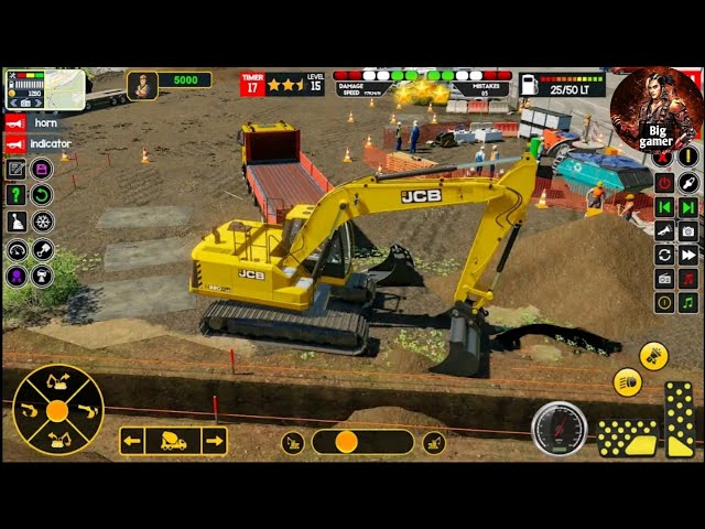 JCB driving 3d gameplay video - android gaming video