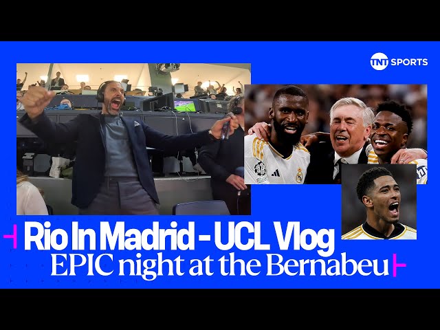 RIO IN MADRID ⚪🔥 - Joselu goal reactions, celebrating with Rüdiger, embracing Bellingham & MORE!