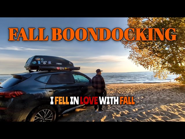 Boondocking at Lake Superior in the Fall 🍂 A Life-Changing Adventure in Michigan's Upper Peninsula