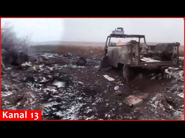 "All are dead, no one survived" - Russians show UAZ and Ural vehicles that were struck