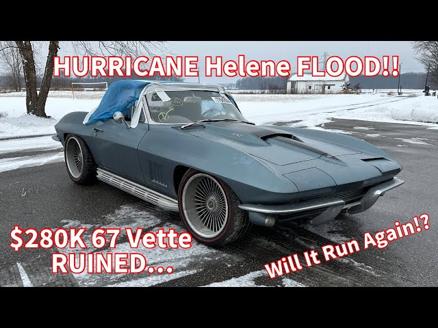 HURRICANE FLOODED 67 CORVETTE! Pro Touring Vette Gets RUINED From Hurricane Helene CAN IT BE SAVED?!