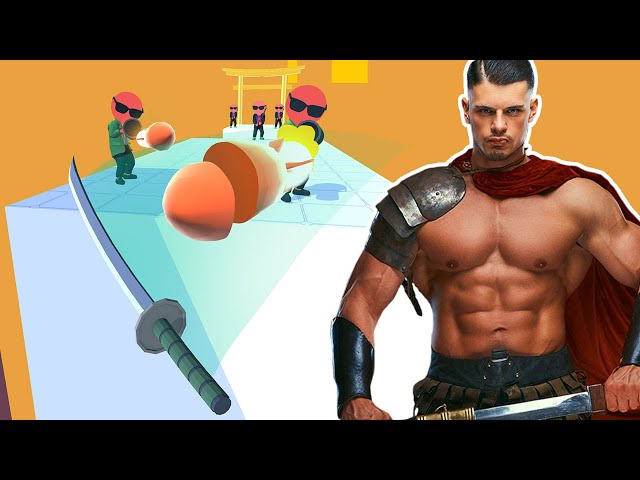 Sword Play: Ninja Slice Runner - Gameplay Walkthrough Android