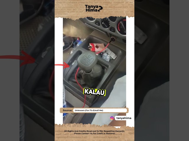 PERHATIKAN BAIK-BAIK ‼️ HAL TAK TERDUGA TERJADI PADA MOBIL RUSAK INI #shorts