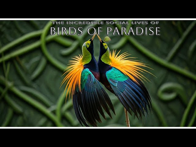 The Incredible Social Lives of Birds of Paradise: A Symphony of Feathers and Courtship