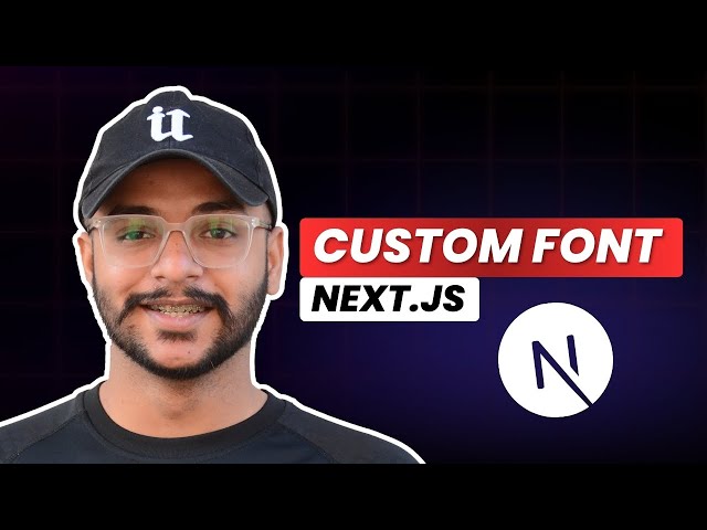 How to Use a Custom Font in a Next JS Application