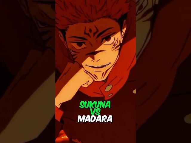 Sukuna vs. Madara: Who’s the Strongest Villain in Anime? #animebreakdown #shorts #anime #sukuna