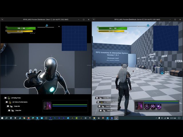 Unreal 5 | Multiplayer RPG COOP testing with EMS | UE4 UE5