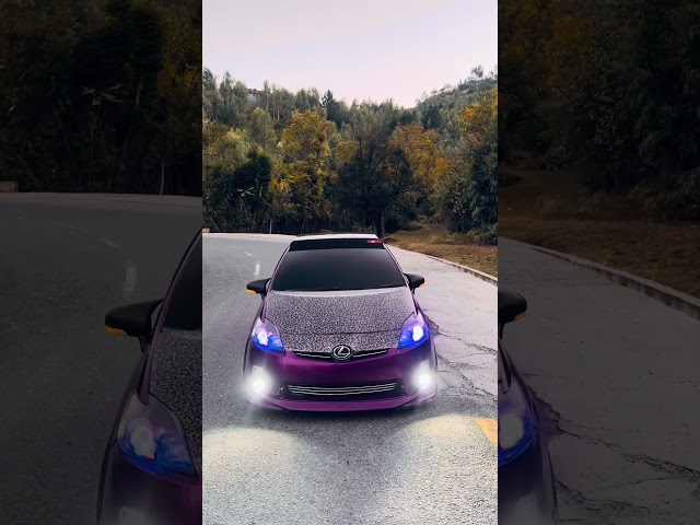 Toyota Prius 2010 Purple Wrap Modified | Rims Installed | Air Suspensions | Storm The Carguy