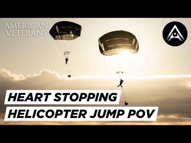 FEEL the RUSH of a REAL Helicopter Jump with US Army Rangers!