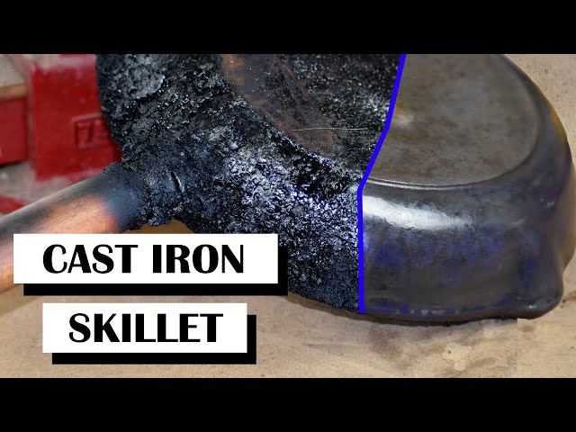 Removing 20 years of Grease - Cast Iron Skillet Restoration