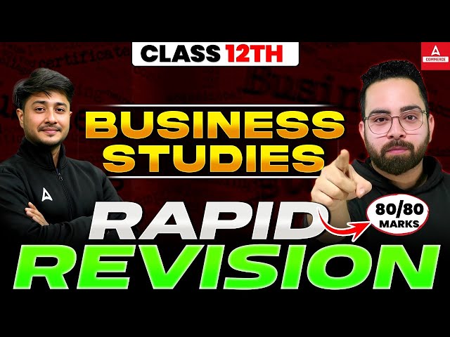 Class 12 Business Studies | Complete BST Revision – Master Numericals & Case Studies!