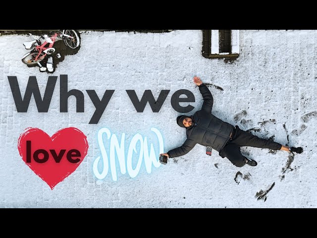 Why do we love Snow? | First Snowfall in Belgium | Vlog