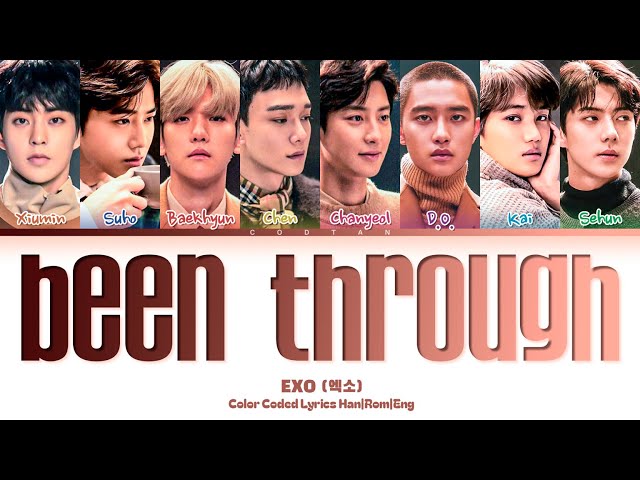 EXO (엑소) '지나갈 테니 (Been Through)' Lyrics (Color Coded Han|Rom|Eng)