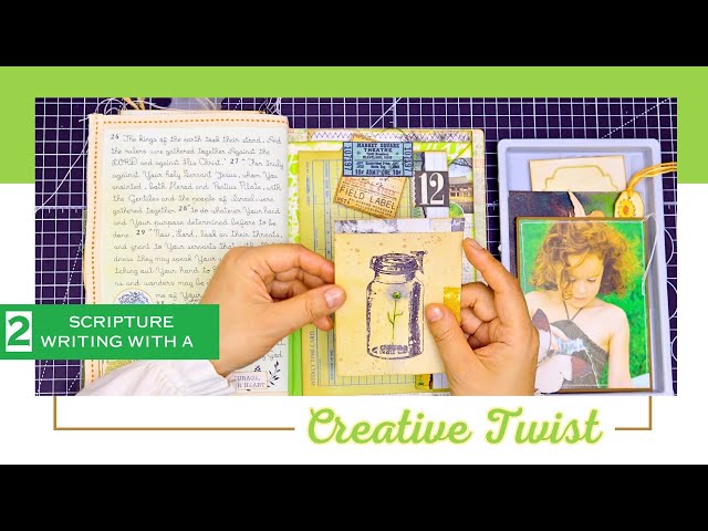 Scripture Writing with a Creative Twist! #biblecraft #biblejournaling #scripturewriting