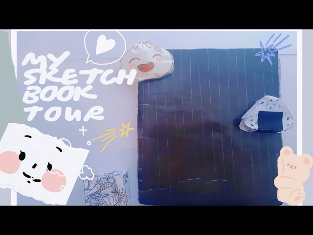 ☆My SketchBook Tour《》☆ l Love You guys)