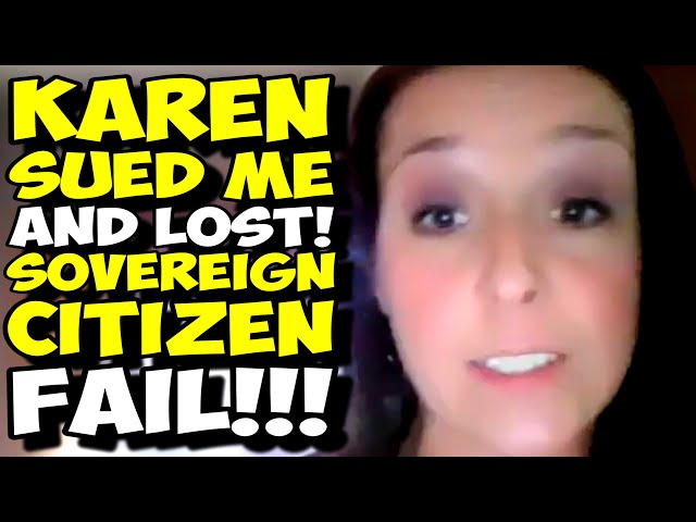 Exposing A CRAZY Sovereign Citizen KAREN Who Sued Me In Federal Court... AND LOST!!! Part 2