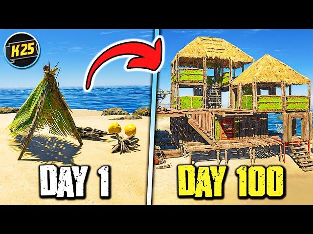 I Survived 100 Days Stranded Deep on an Island, Here's What Happened!😮