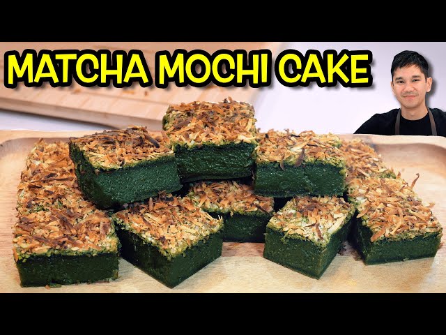 Making Matcha Mochi Cake is SIMPLER than I thought