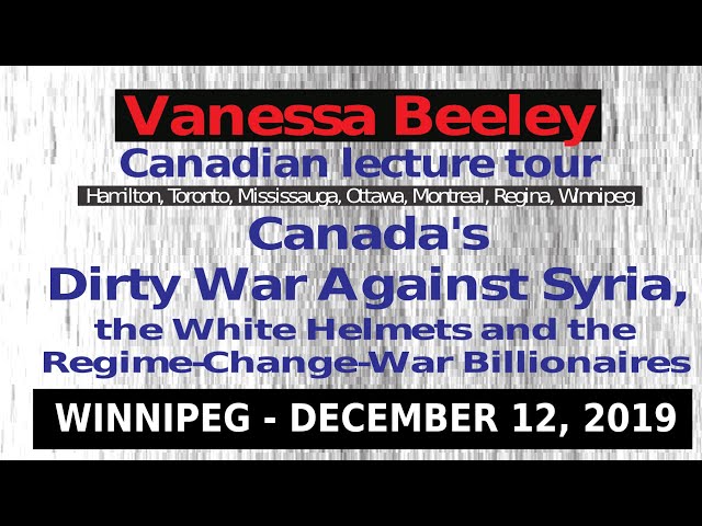 Vanessa Beeley: Canada's Dirty War Against Syria