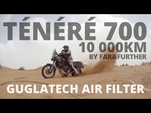 Yamaha Ténéré 700 10k: Guglatech air filter - review, wash & installation