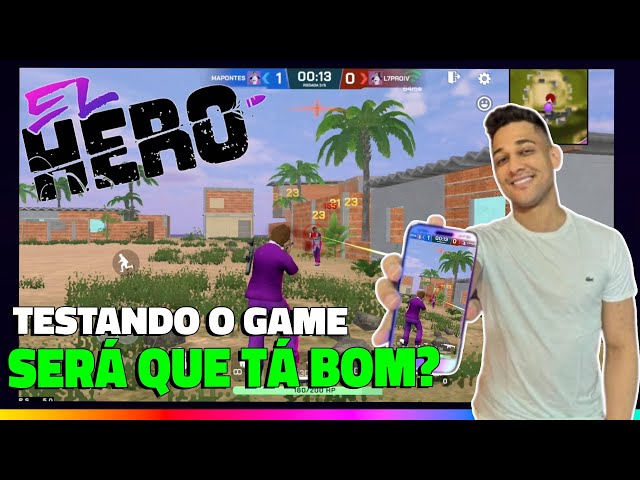 TESTEI O EL HERO   O FREEFIRE DO EL GATO