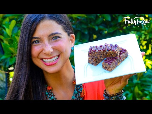 FullyRaw Energy Bars with Cherry Drizzle!