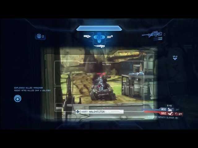 Halo 4 Multiplayer Sniping Tips and Tricks : Gameplay Commentary with Sniper Highlights!