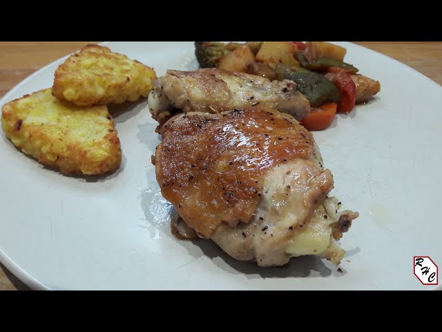 Pan roasted chicken (no oven)