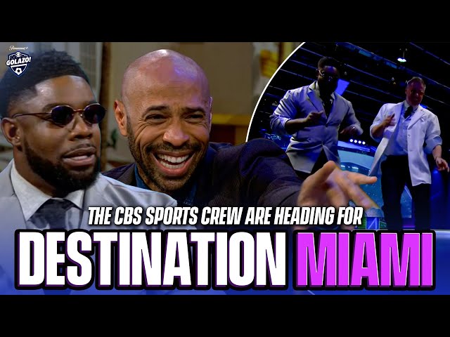 Thierry Henry, Kate Abdo, Micah & Carragher are HEADING TO MIAMI! 🏝️ | UCL Today | CBS Sports Golazo