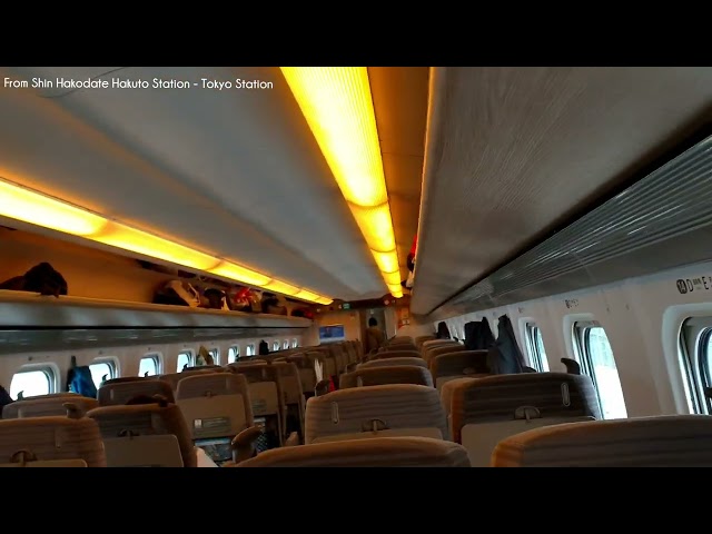 Pengalaman perjalanan menaiki "shinkansen" dari Hakuto Station di HAKODATE ke TOKYO Station