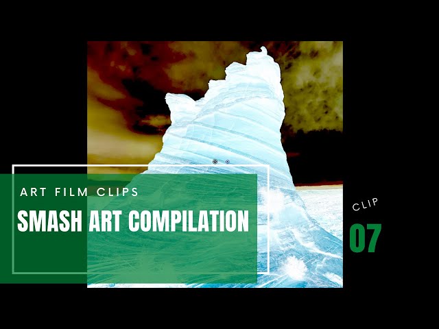 Experimental Art Film: Smash Art Compilation. Watch distorted objects #shorts