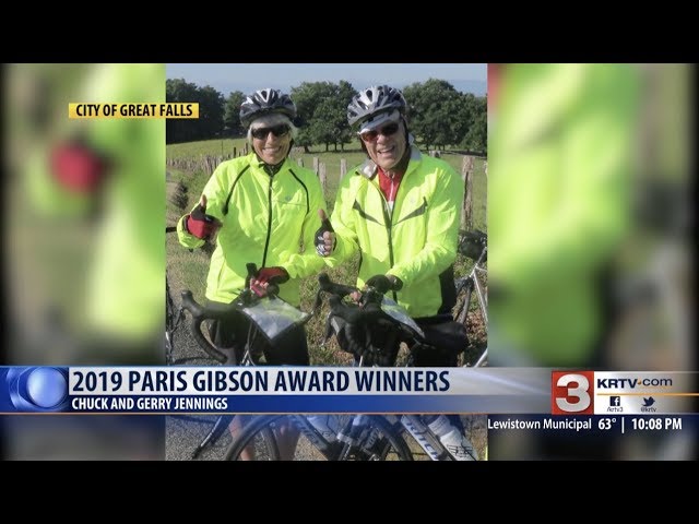 Chuck and Gerry Jennings receive 2019 Paris Gibson Award