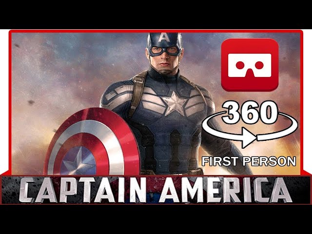 360° VR VIDEO   CAPTAIN AMERICA VR   DC COMICS   VIRTUAL REALITY 3D 4K