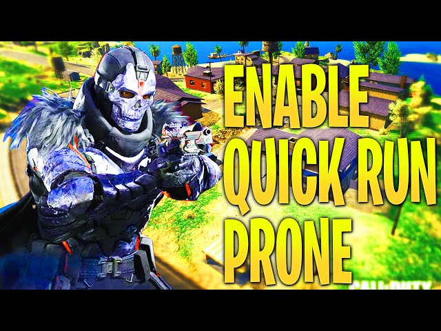 How To Enable QUICK RUN (From Prone) In Call of Duty Mobile