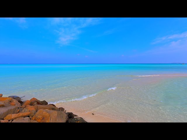 Paradise Found: Blue Ocean Water and Wild Beach! Maldives 4K ULTRA HD