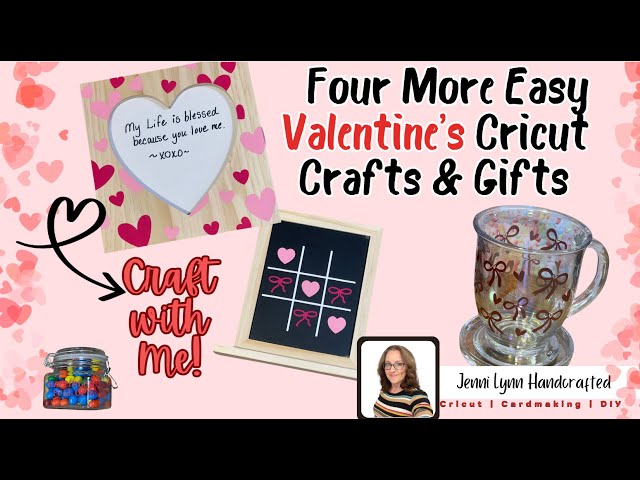 💝Craft with Me! 💗FOUR MORE 🎀Quick & EASY Valentine's Crafts 💝 | Beginner Friendly!