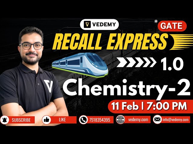 GATE Recall Express | Chemistry | Part-2 | GATE XL | Sounak Sinhababu | Complete Recalling |