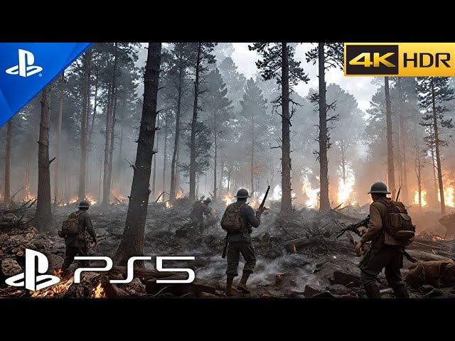 BATTLE OF HÜRTGEN FOREST (PS5) Immersive ULTRA Graphics Gameplay [4K 60FPS HDR] Call of Duty