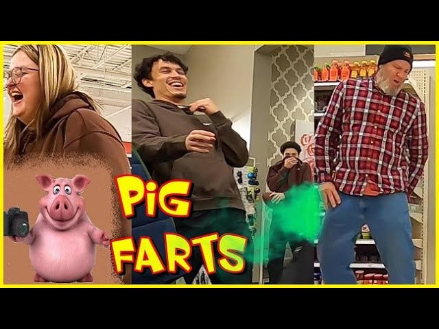 FARTING LIKE A PIG (Part 3) 🐷💩 Funny Fart Prank! 🐖💨