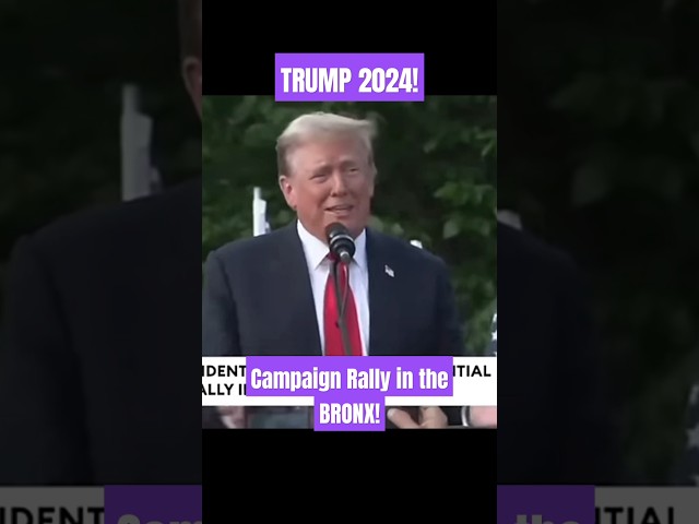 Campaign Rally in the BRONX! #trump #donaldtrump #usa #usnews #maga #biden #viral #viralvideo