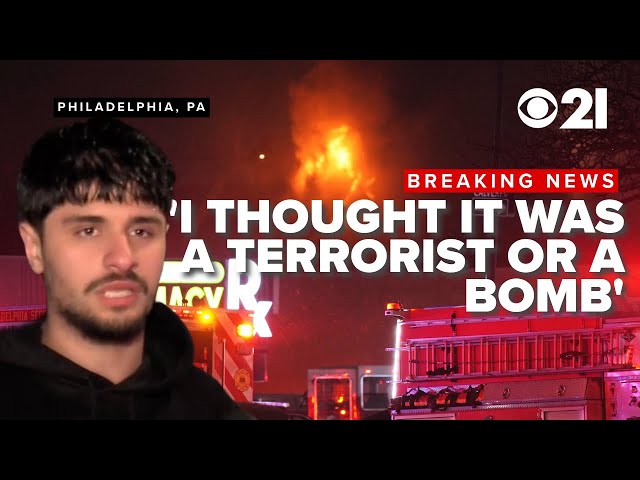 Witness compares Philly plane crash to Syria & Iraq; others describe explosion, panic