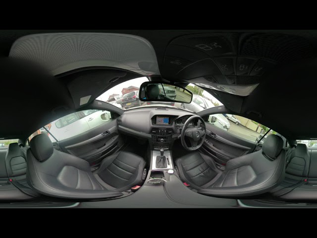 360° All Round Interior View Of Our 2009 Mercedes Benz E Class 3 0 E350 CDI Sport Auto 2dr BJ09XYD V