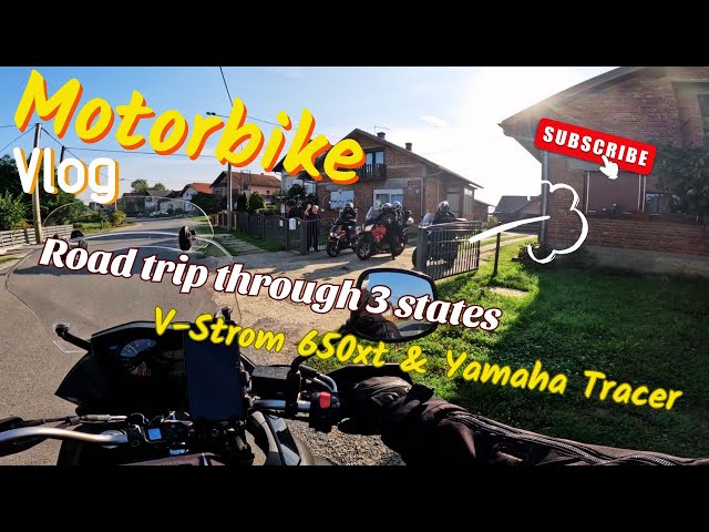 Road trip through 3 states with V-Strom 650xt & Yamaha Tracer